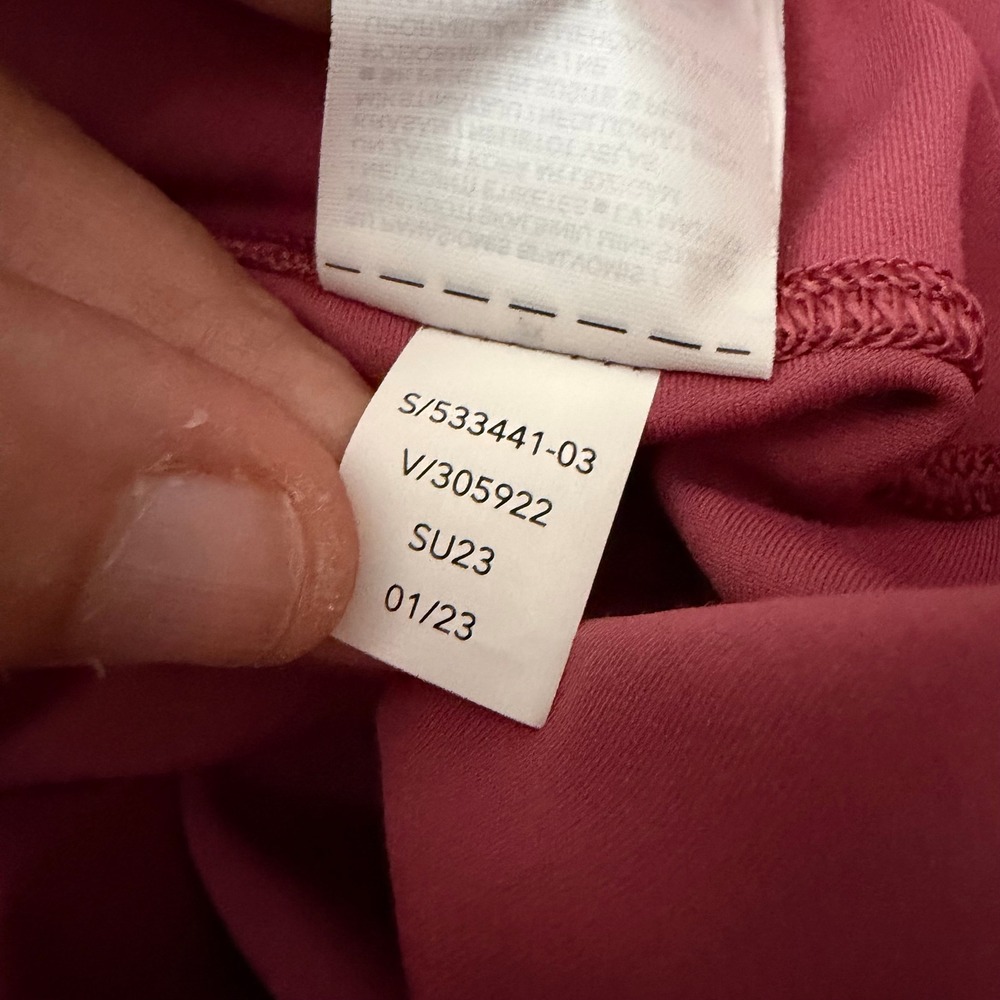 Athleta Transcend Stash Crop Straight Leg Pants Rosewood Pink 2X - Picture 4 of 9
